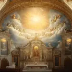 Czech renaissance castle fresco details