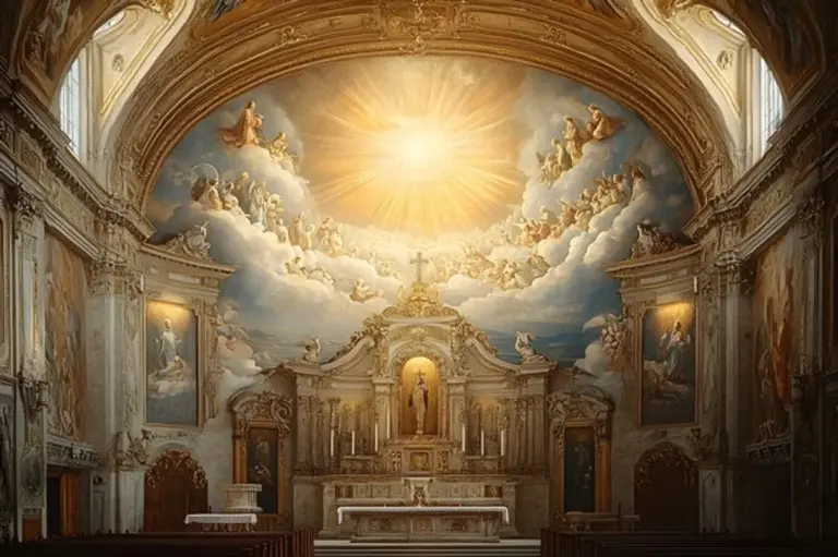 Czech renaissance castle fresco details