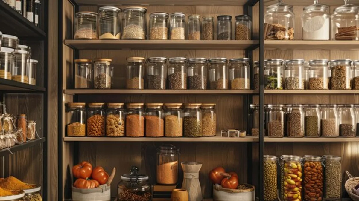 organized kitchen for autumn cooking