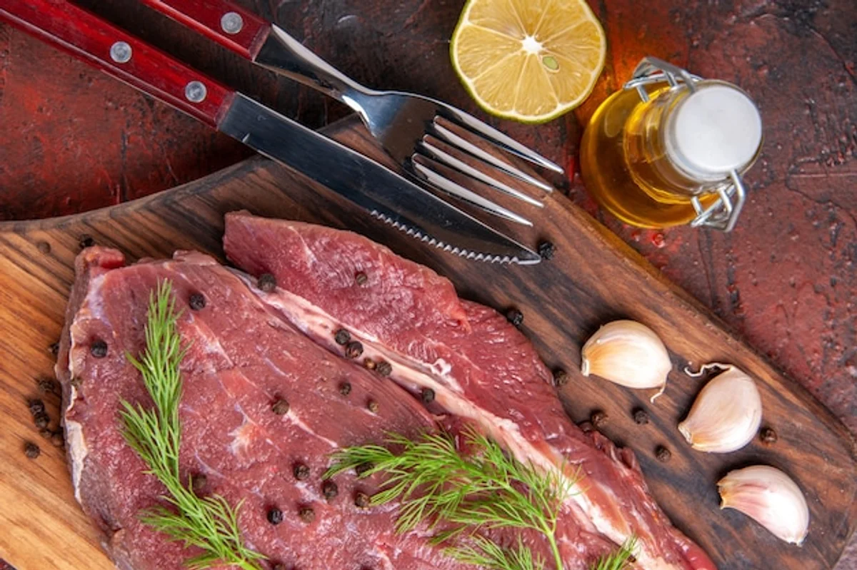 safe cutting vegetables on stable wooden cutting board