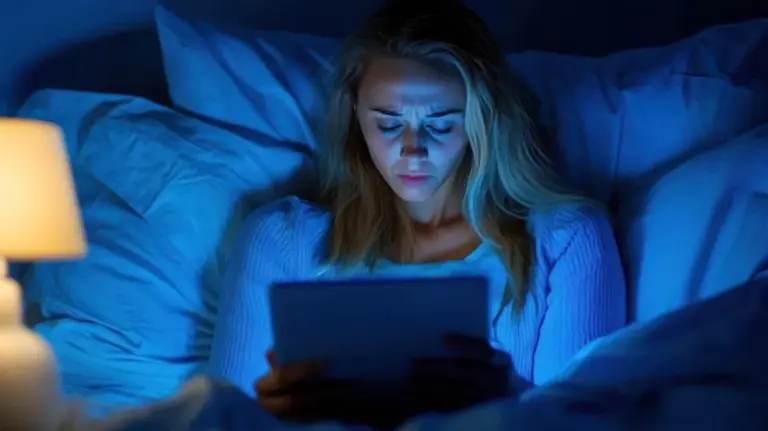 blue light smartphone sleep insomnia