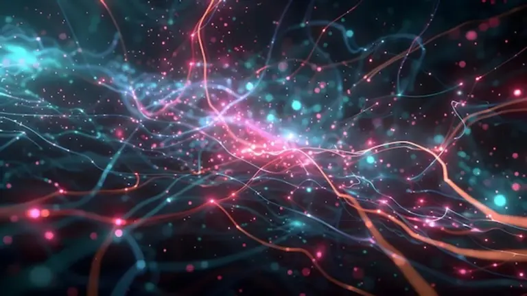 dark matter cosmic structure illustration