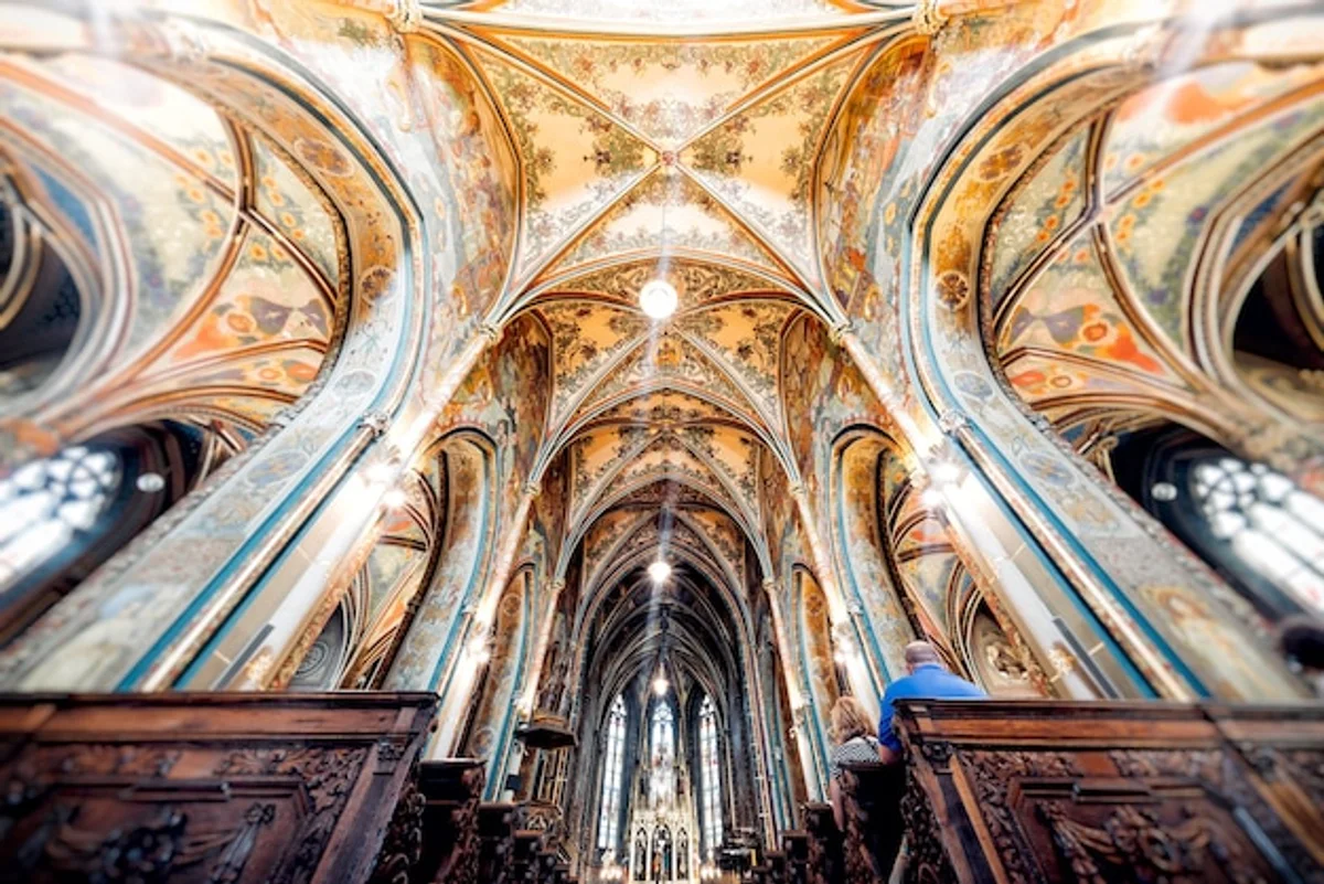 Czech baroque painting detail high resolution