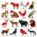 vibrant autumn czech forest wild animals