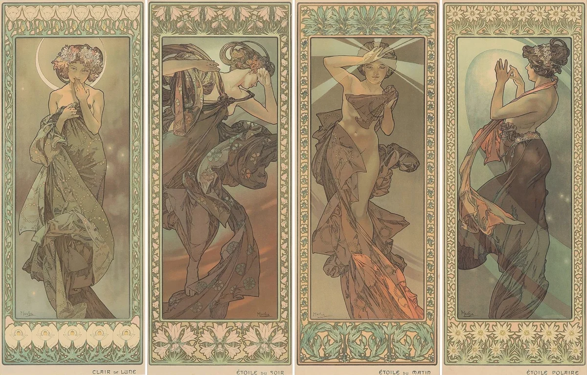 Alfons Mucha rare archive photo