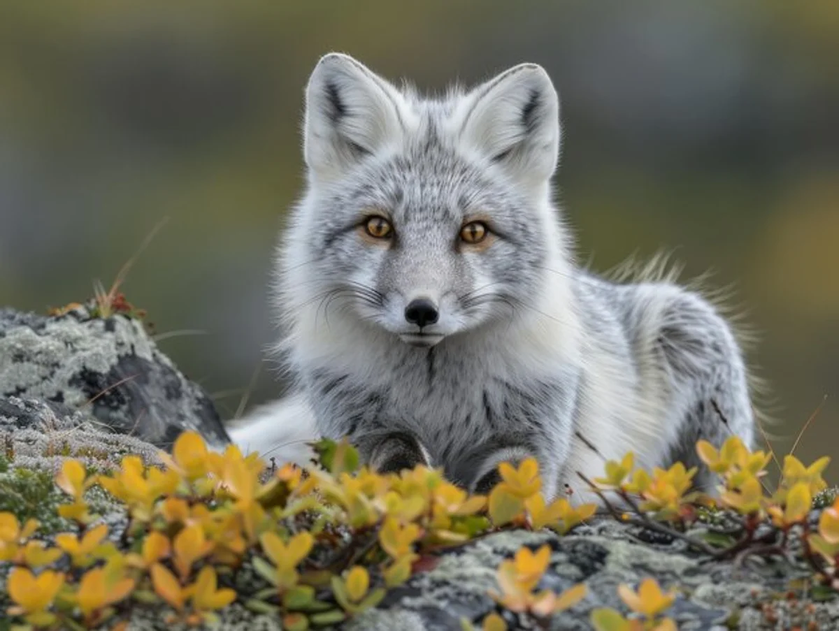 autumn fox fur color change