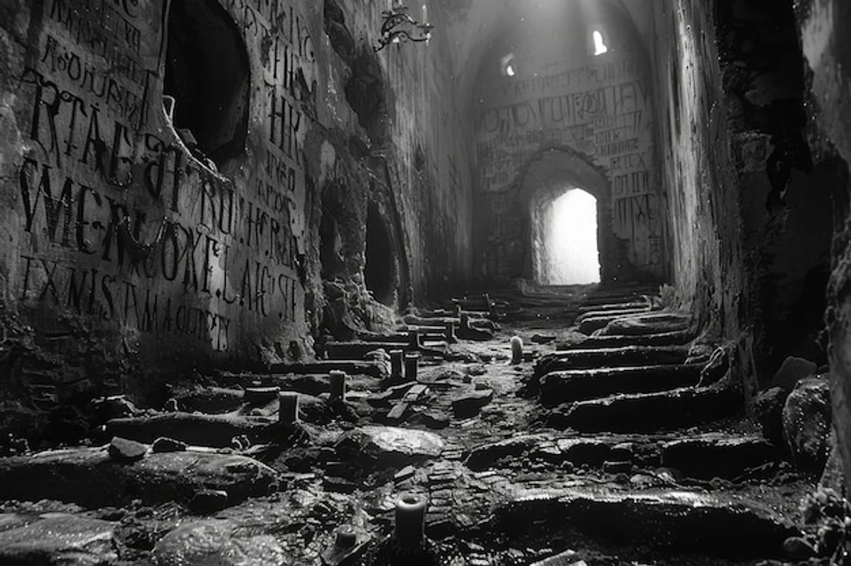 hidden baroque chapel in prague, mysterious interior