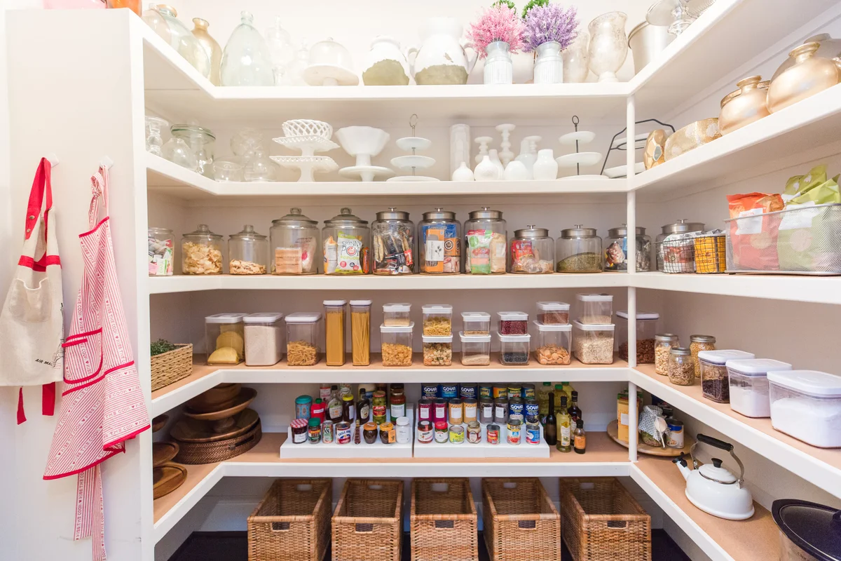 well organized pantry in czech home