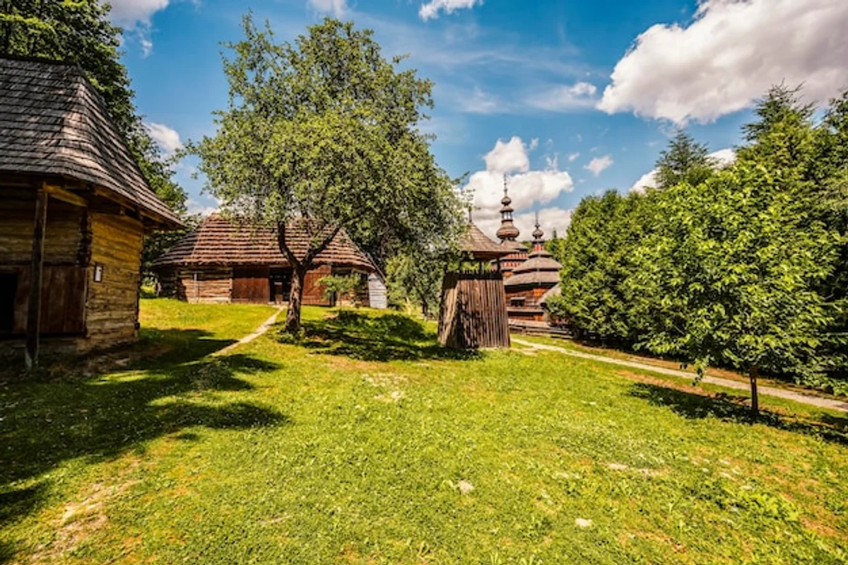 Slavic ritual site Czech forest