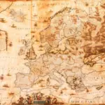 mysterious antique european map discovery