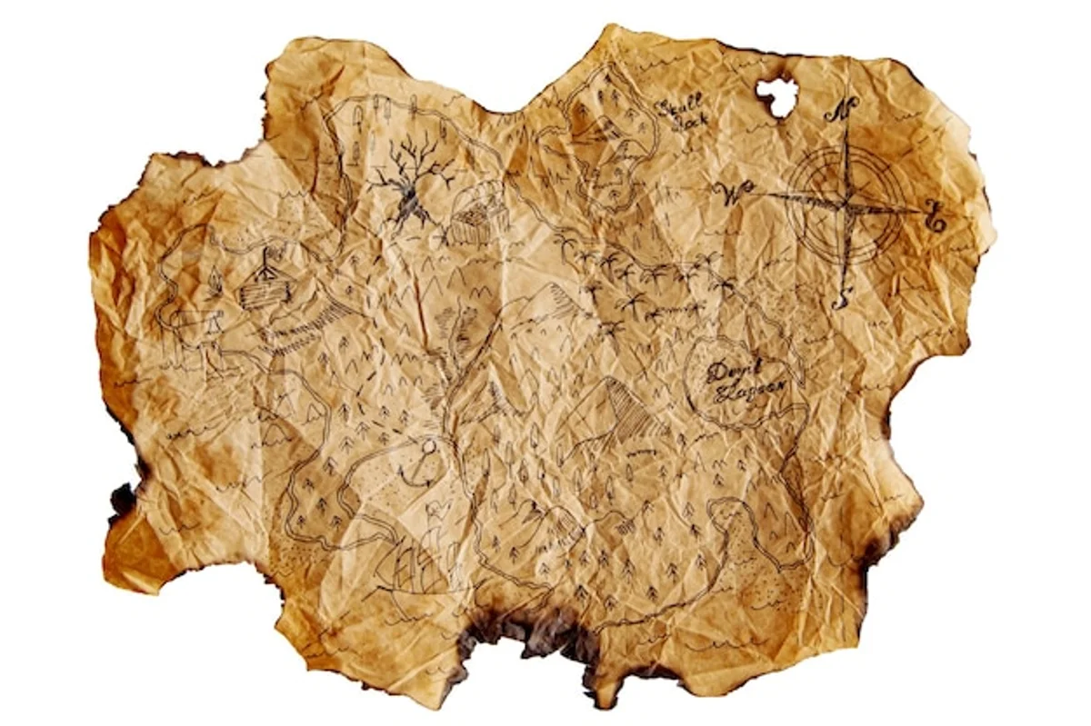 old historical map with faded borders and lost lands