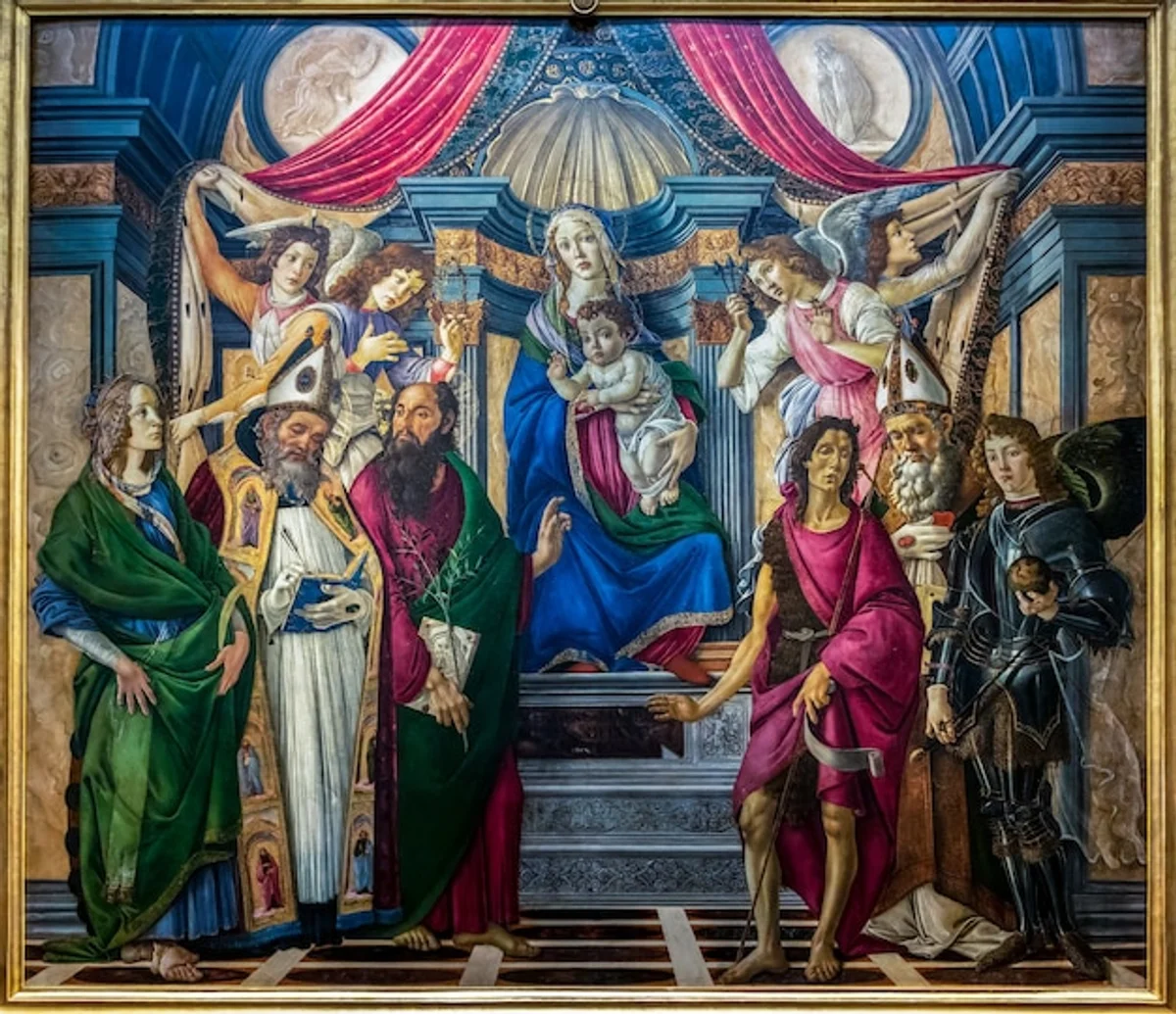 european saints in classical paintings art museum