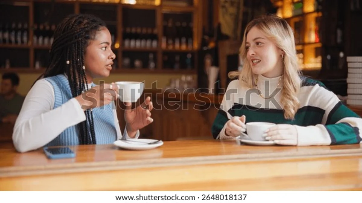 Czech people laughing coffee shop stress relief conversation