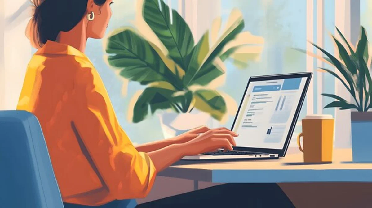 focus at work, no coffee, natural light, desk