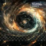 Orion Nebula night sky with Czech landscape