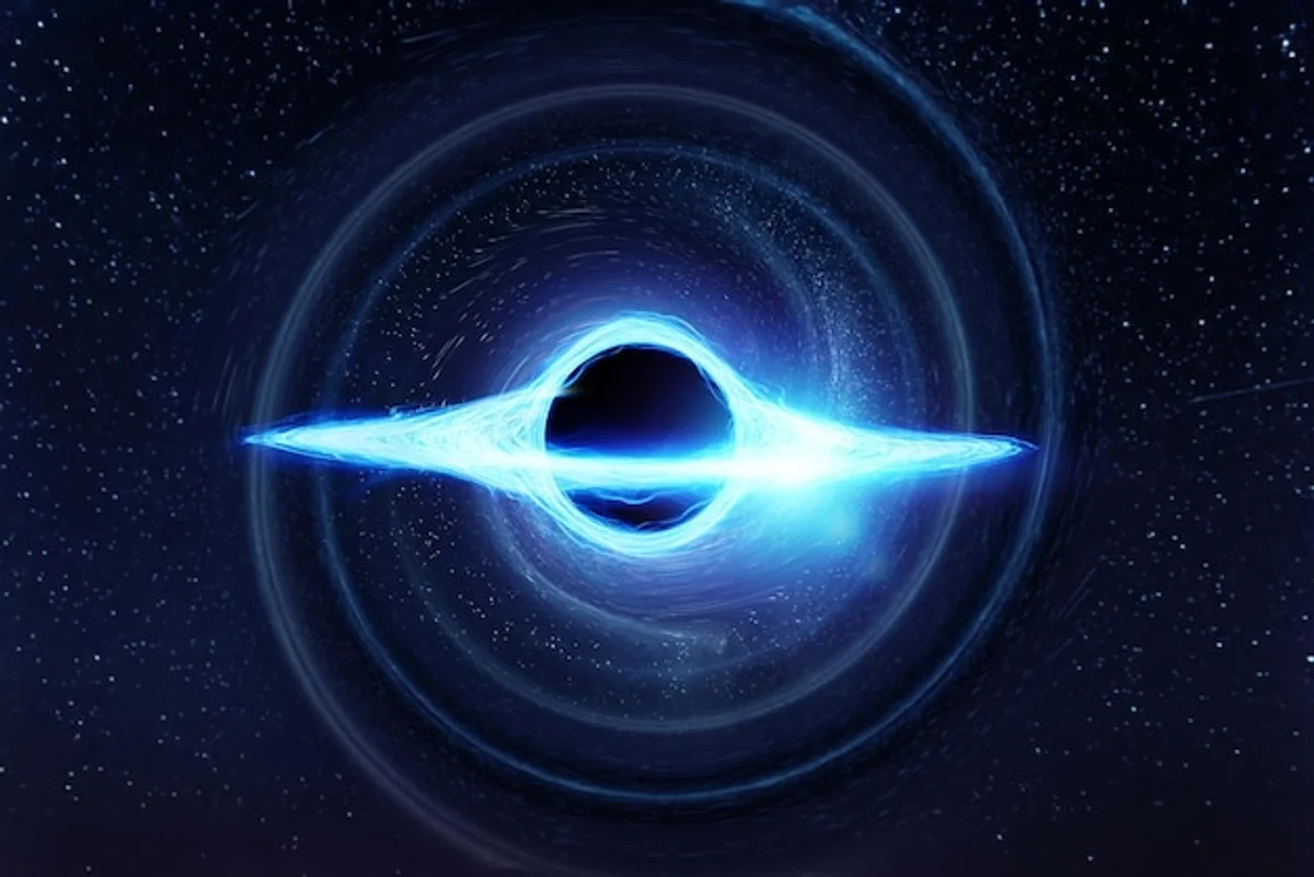 black hole accretion disk high detail