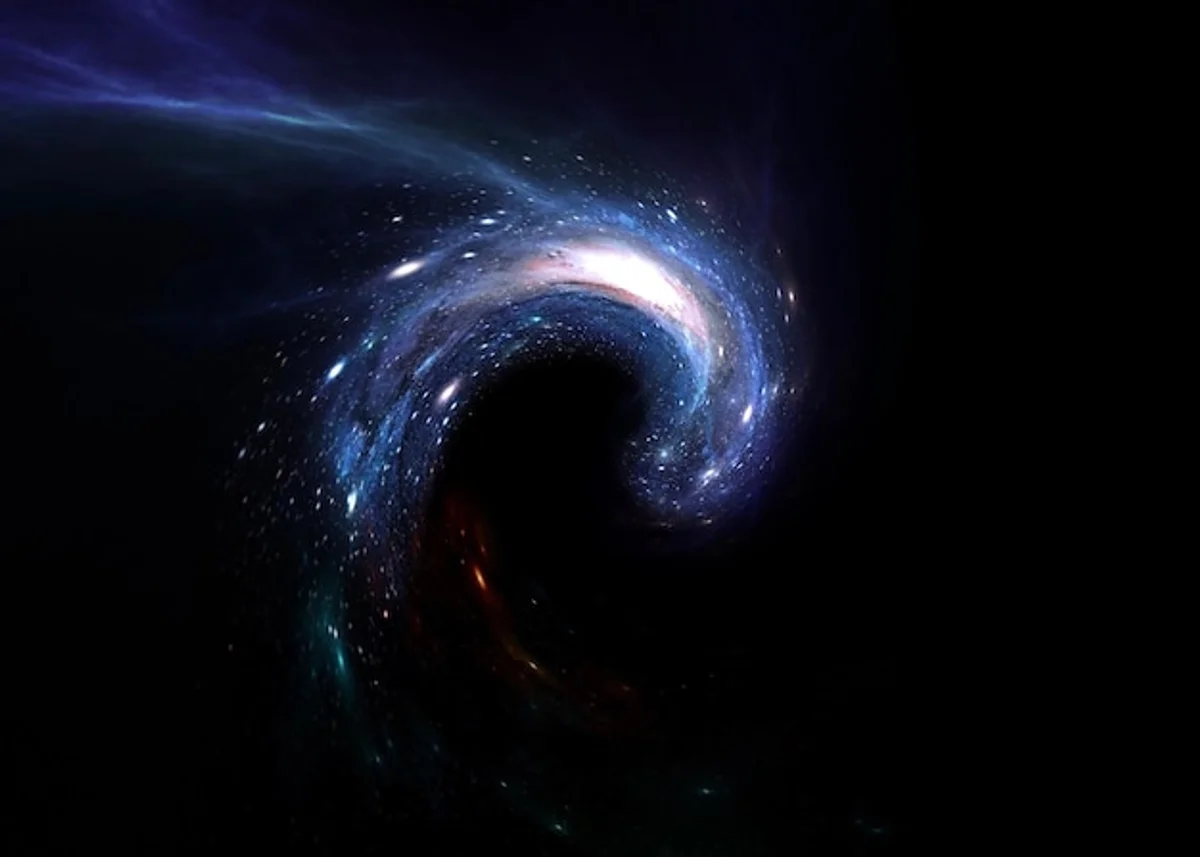 hawking radiation theory black hole visualization