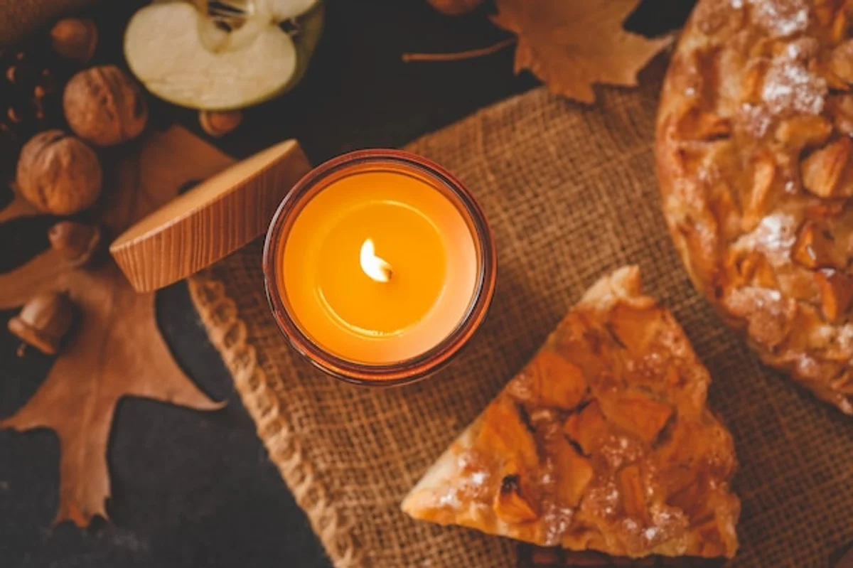 burnt pie in oven smoke autumn kitchen