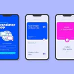 futuristic translation app interface 2025