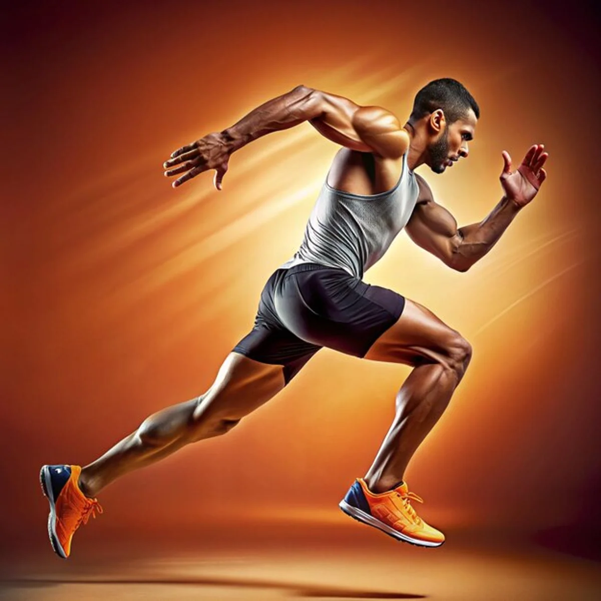 motivated athlete disciplined daily training