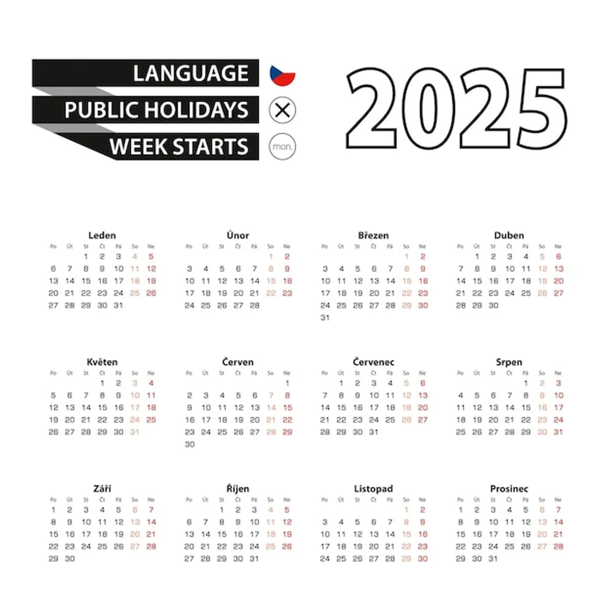 timeline of czech language history illustration