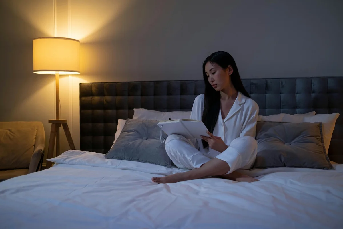 spanek uklidnujici loznice nocni rutina fotografie