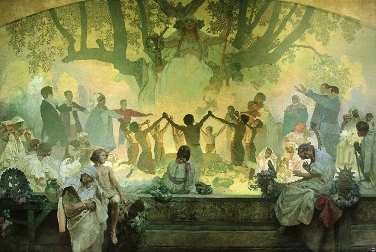 Slav Epic Moravsky Krumlov Alfons Mucha Czech Republic