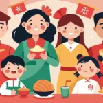 family multicultural language celebration