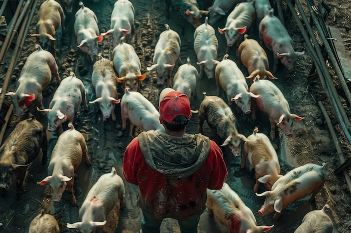 family walking in czech forest wildlife safety
