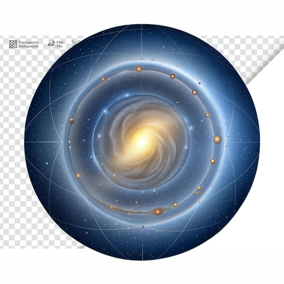 spiral galaxy center energy