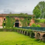 medieval secret garden ruins Czech Republic