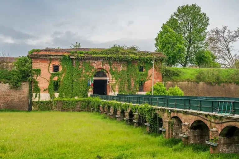 medieval secret garden ruins Czech Republic