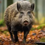 forest autumn unusual animals czech republic