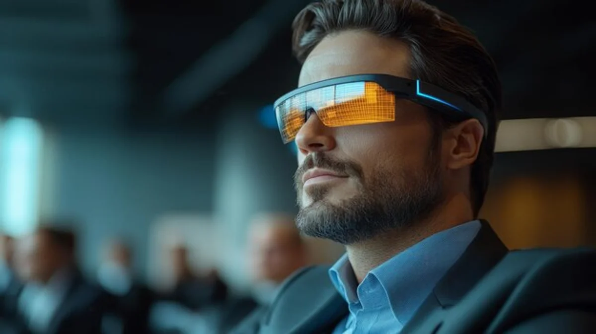 AI translator in use at business meeting