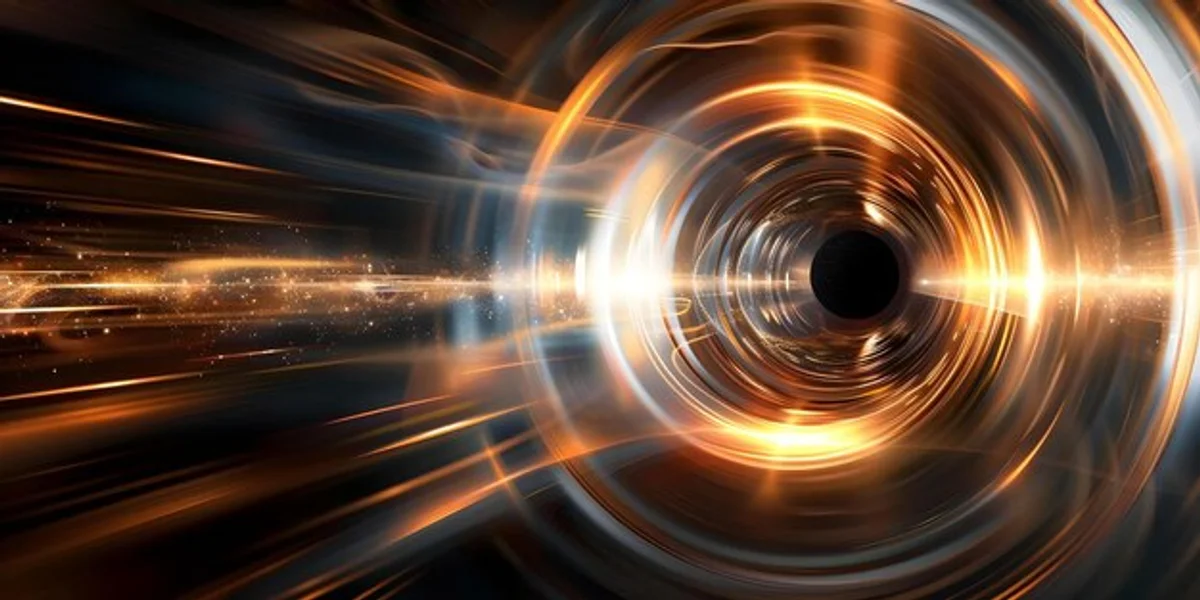 black hole emitting light accretion disk