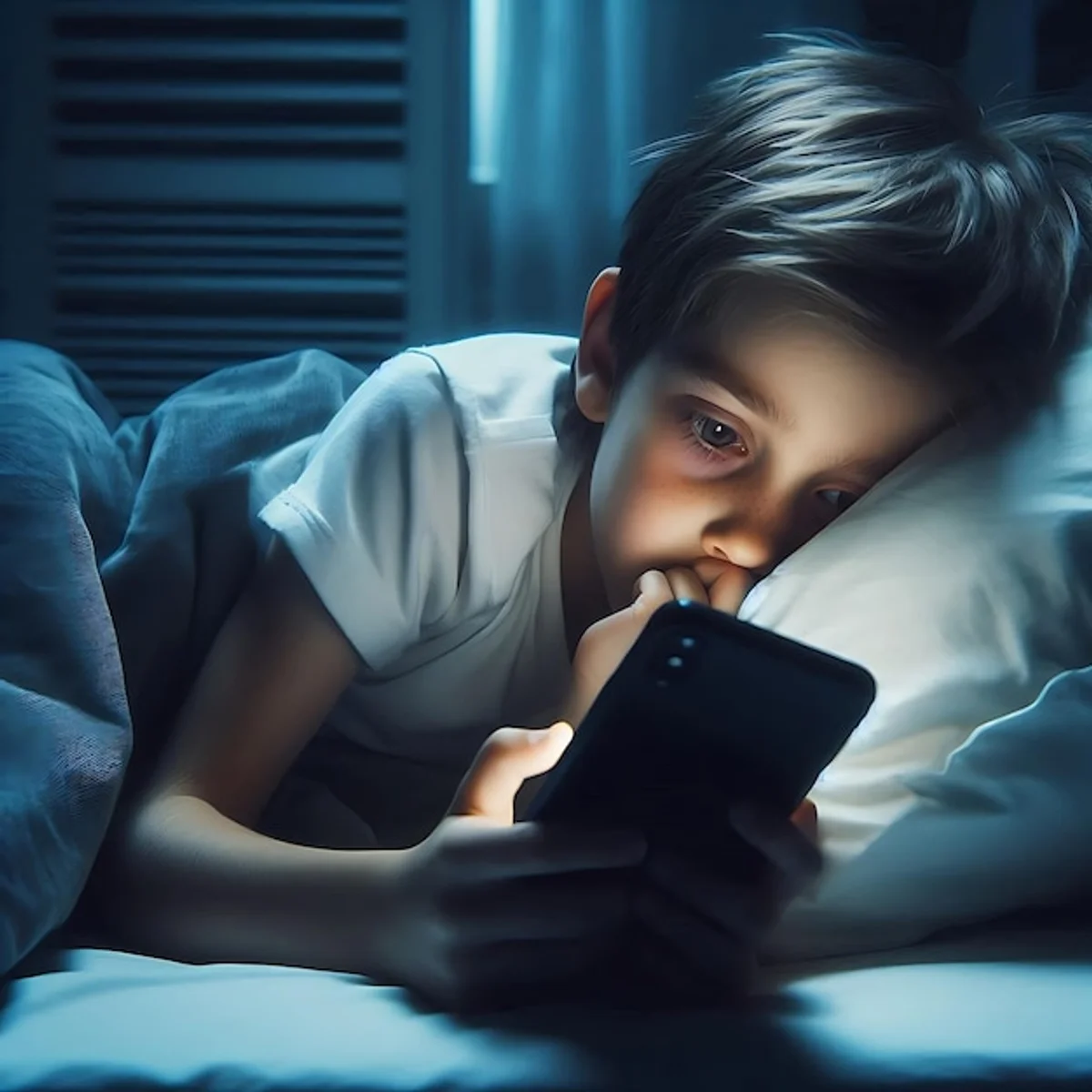 blue light screen before bed sleeping problem