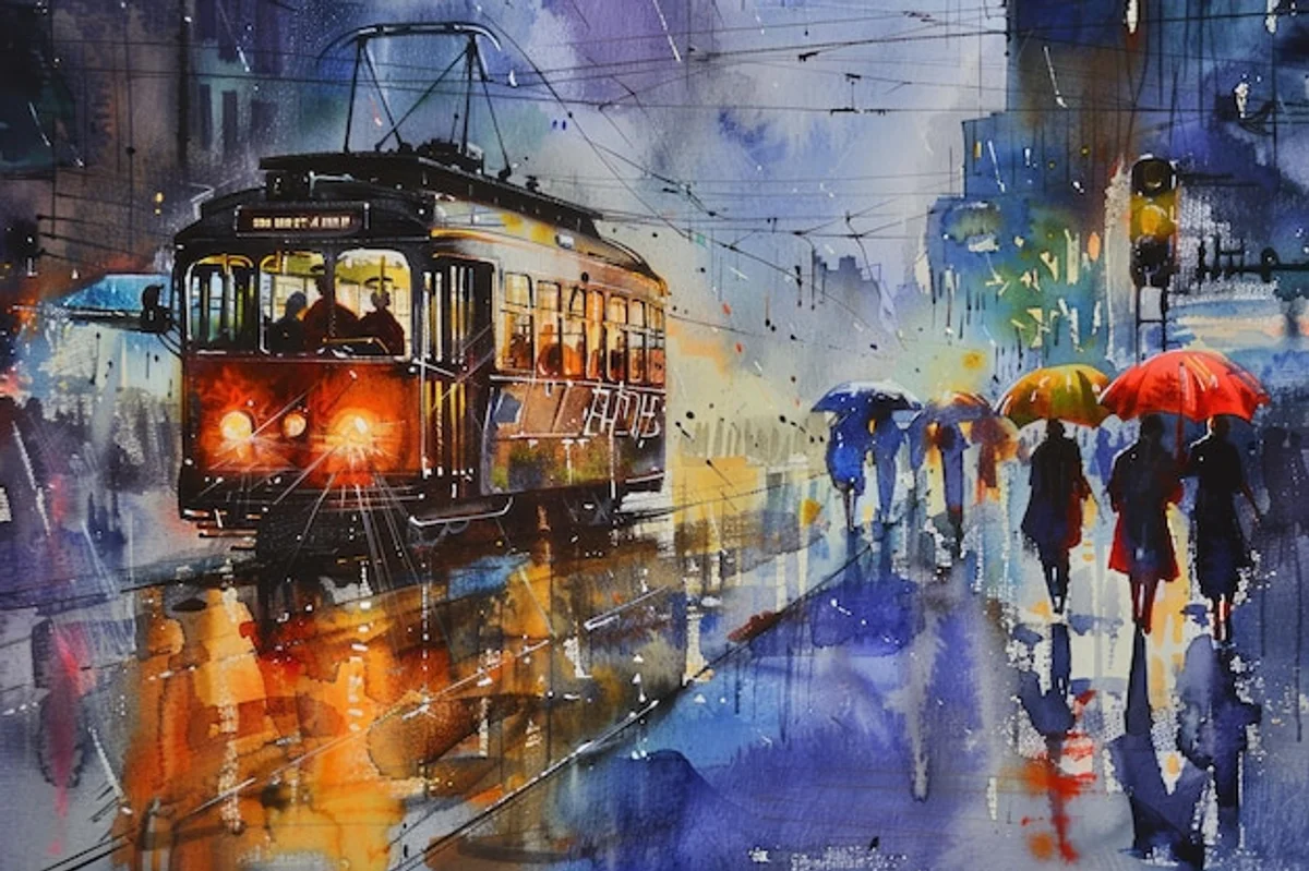 autumn darkness city czech people thinking