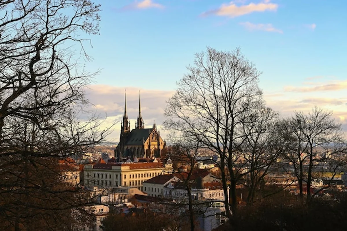 people making decisions in autumn evening czech