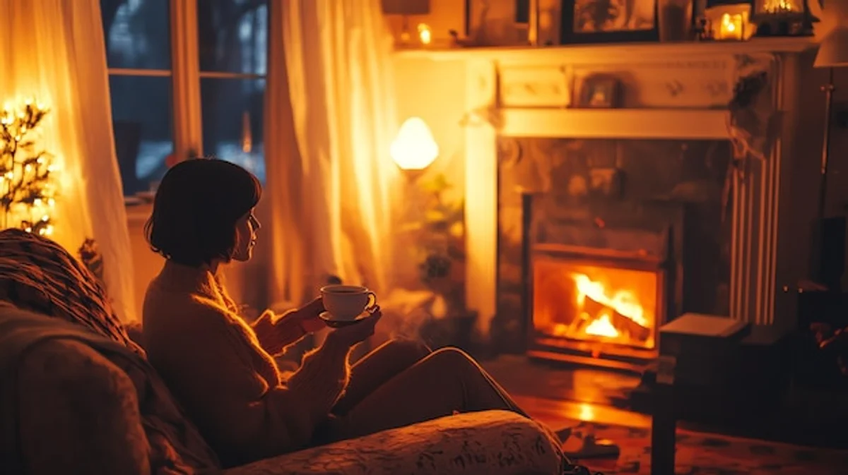 people admiring art indoors cozy atmosphere