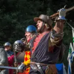 Hussite battle historical reenactment