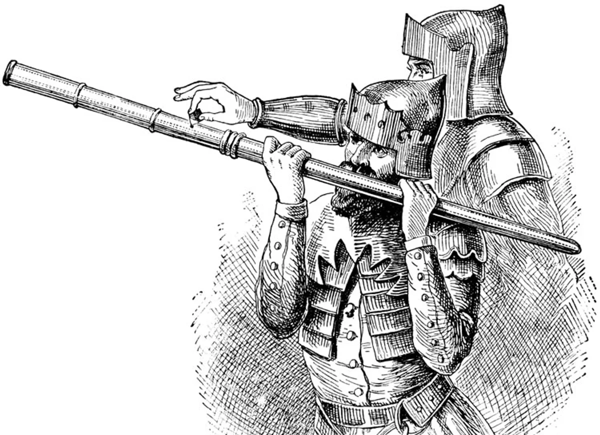 medieval czech hussite weapons close-up