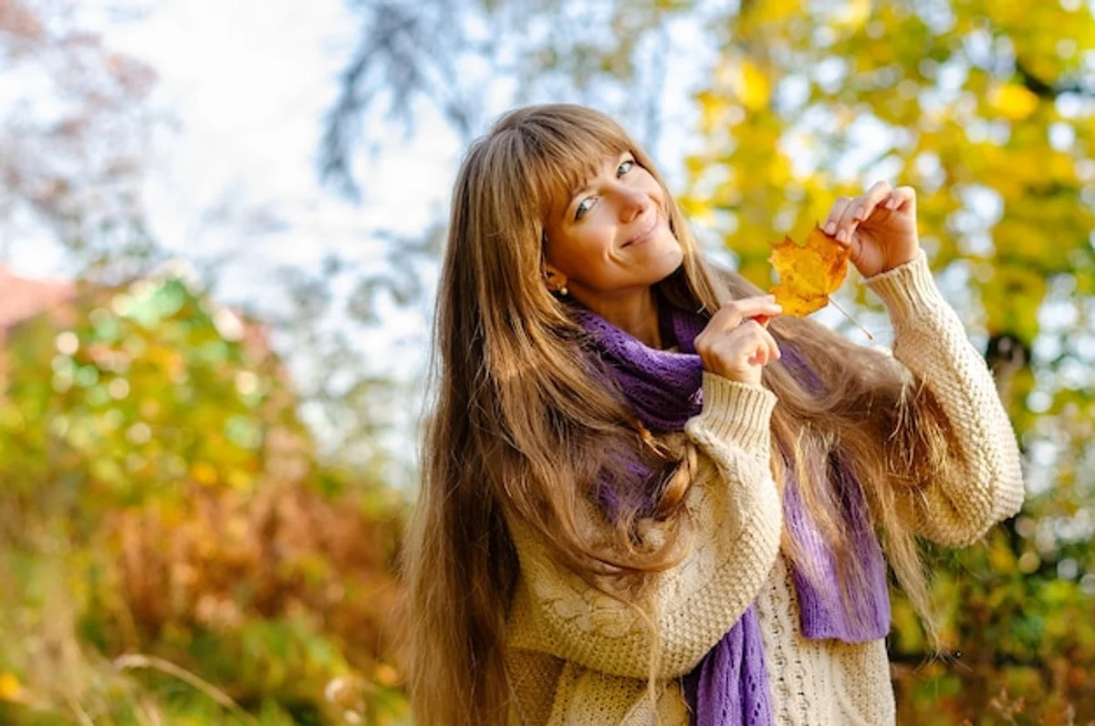colorful autumn walk positive mood