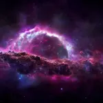 dark matter abstract conceptual illustration