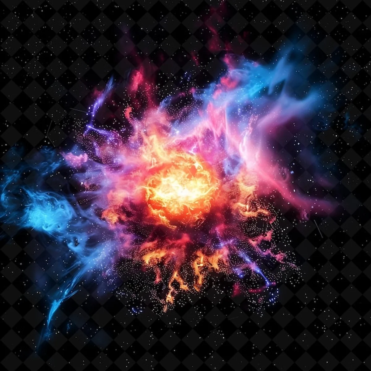 cosmic expansion illustration