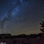 orionid meteor shower night sky czech countryside