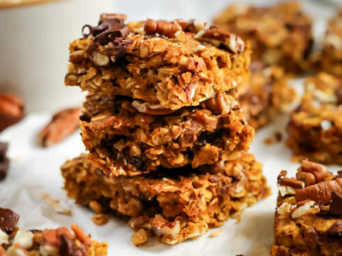 homemade pumpkin oat bar czech style