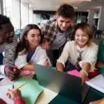 european language learning classroom multiethnic students