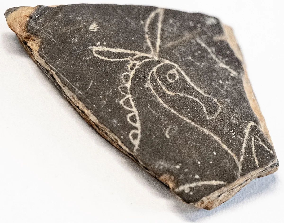 Celtic pottery fragments excavation Czech Republic