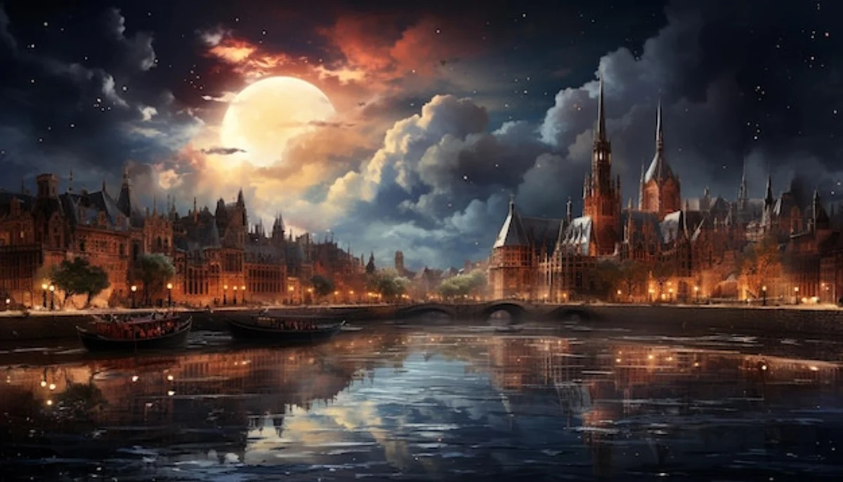 Milky Way night sky Czech Republic landscape autumn