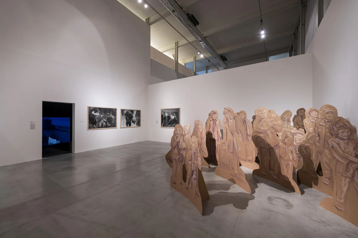 art exhibition people emotional reaction czech gallery